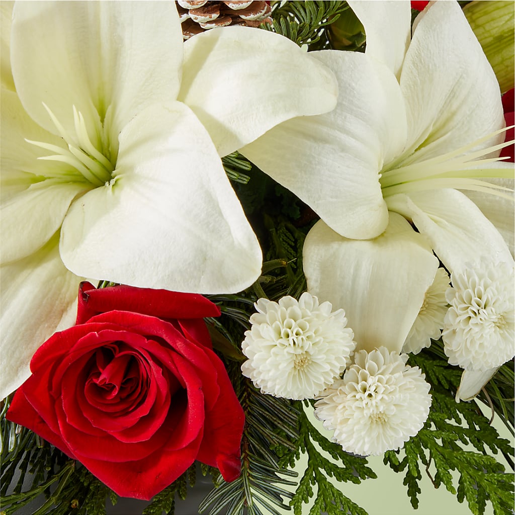 Seasonal Festivities Centerpiece –  Jax Flowers Corp, Orange Park FL