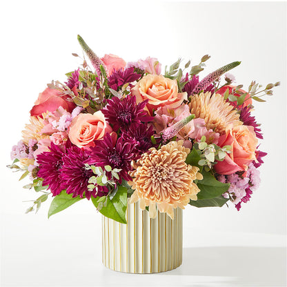 Berry Cobbler Bouquet with Ivory Vase –  Jax Flowers Corp, Orange Park FL