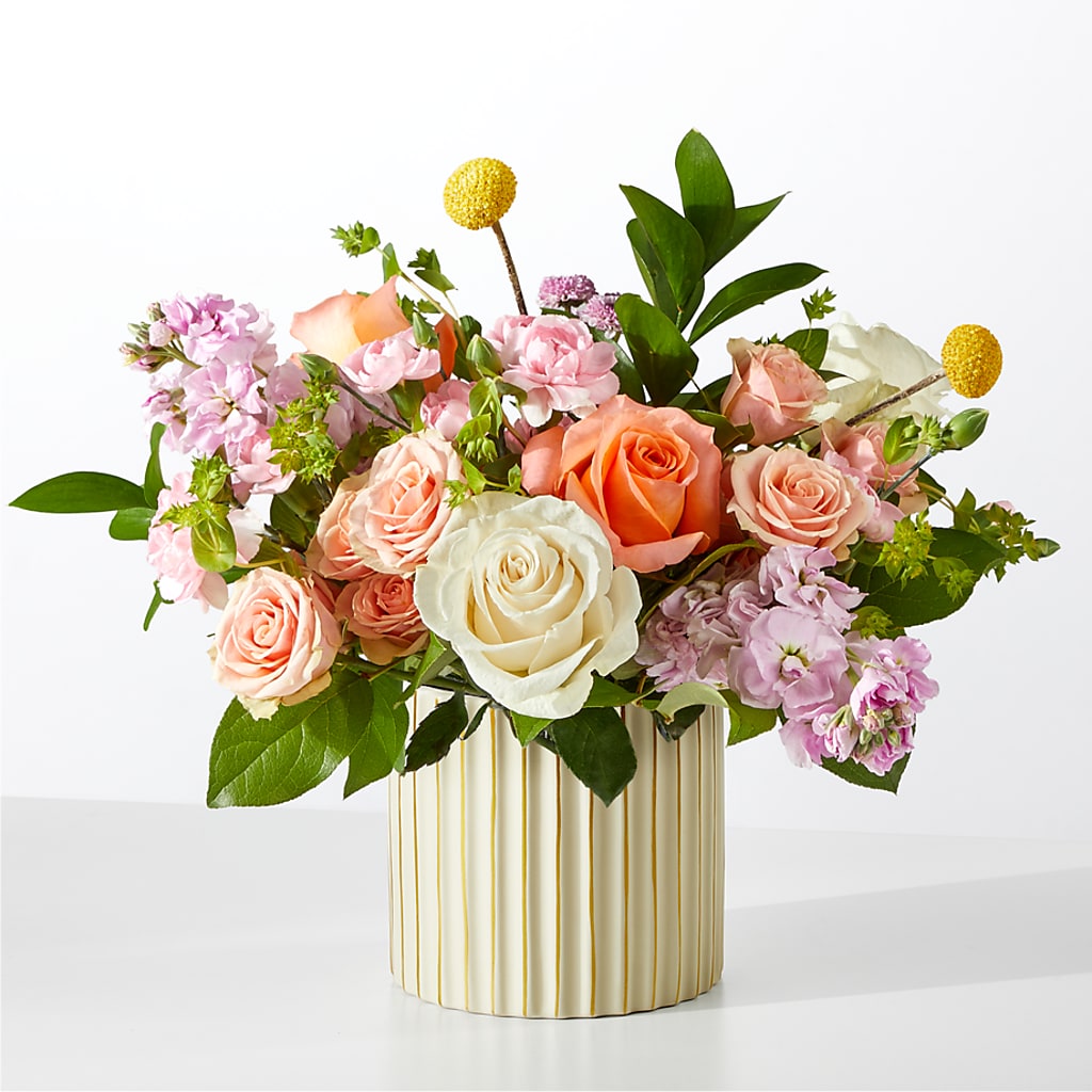 French Market Bouquet with Ivory Vase –  Jax Flowers Corp, Orange Park FL