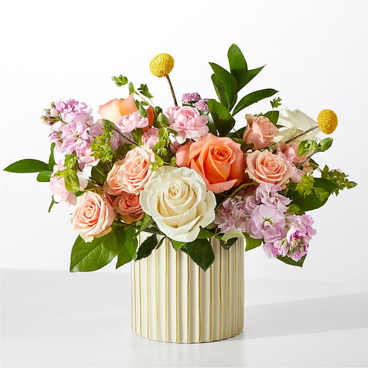French Market Bouquet with Ivory Vase –  Jax Flowers Corp, Orange Park FL