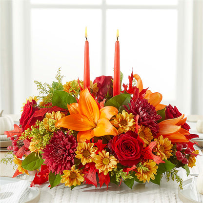Autumn's Embrace Centerpiece –  Jax Flowers Corp, Orange Park FL