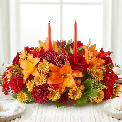 Autumn's Embrace Centerpiece –  Jax Flowers Corp, Orange Park FL